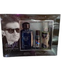 Hanna's Secret 3in1 Perfume MEN Set. EAU DE TOILETTE, AFTER SHAVE & PERFUME OIL Gift Set For Valentine & Birthdays