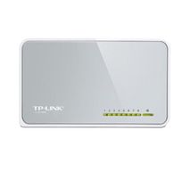 TP-Link TL-SF1008D - 8-Port - 10/100Mbps - Desktop Switch - White