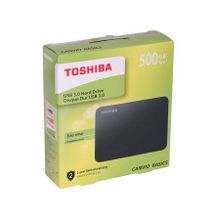 Toshiba 500GB Canvio Basics 2.5-Inch USB 3.0 Portable External Hard Drive - Black