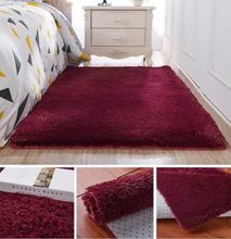 Maroon Fluffy Carpet 5by6