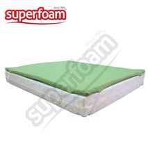 Superfoam Memory Foam Topper - Pastel Green (4 X 6 X 2)