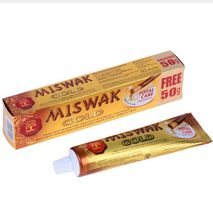 Miswak Gold - With Pure Arak - Total Care Toothpaste - Strong Teeth - Healthy Gums - White Teeth - Fresh Breath - Fights Plague - Dabur
