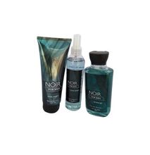 Noir For Men Body Cream, 1 Body Splash + Shower Gel