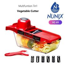 Nunix 7 In 1 Kitchen Vegetable Chopper,Cutter,Grater