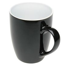 Classic Black Ceramic Mugs For Tea/Coffee Set.