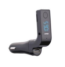 Multifunction Handsfree Bluetooth Car Kit Fm Transmitter- USB Car Mp3 Music Player/Car Charger Black