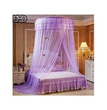 Round Mosquito Net purple Free size