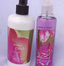 Signature collection Sweet Pea 2 in 1 Body Splash and Lotion pump as the picture as in the picture