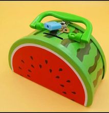 Watermelon shaped piggy banks
