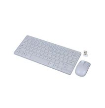 Generic Wireless mini Keyboard & Mouse Combo - White