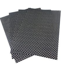 Black and Gold Pvc heat resistant table place mats