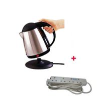 Sathiya 2L Electric Kettle With Free 4-Way Ext Cable
