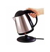 Sathiya Silver & Black Cordless Stainless Steel Electric Kettle