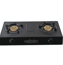 VELTON 2 Burner Gas Stove/ Gas Cooker - Stainless Steel
