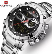 Menâs Dual time 3ATM Water Resistant wrist watch