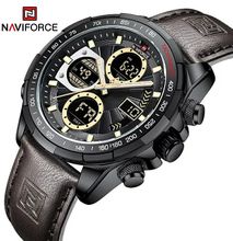 Menâs Dual time 3ATM Water Resistant wrist watch