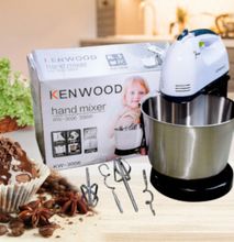Electric handmixer with bowl