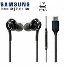 Samsung Galaxy S10 NOTE 10 NOTE 20 AKG TYPE C Earphones - BLACK