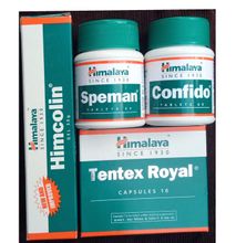 Himalaya Himcolin Cream + Speman + Confido + Tentex Royal