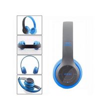 P47 Bluetooth 5.0 Headphone Wireless Earphone Hands Free Music Headset-Blue