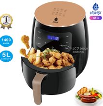 Nunix AF-5 5ltrs Air Fryer with LCD Touch Control