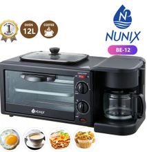 Nunix BE-12 3in1 Breakfast Maker with Grill, Coffee Maker and 12ltrs Oven