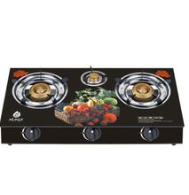 Nunix Tampered Glass 3 Gas Table Cooker GT
