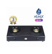 Nunix Table Top Gas Cooker Stainless Steel Black