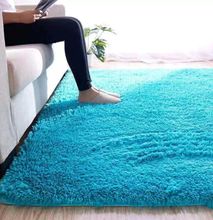 Light Blue-Fluffy Carpet 5*8