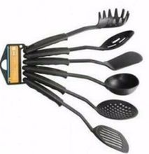Non Stick Cooking And Serving Spoons Black Small
