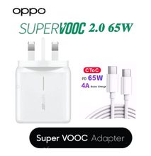 OPPO 65W PD TYPE C - TYPE C SUPER VOOC Charger RENO 5