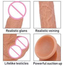 Realistic D-ildo G-s-pot Penis With Suction Cup