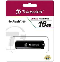 TRANSCEND Transcend JetFlash 350 - 16GB - USB Flash Drive - Black
