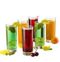 4-piece Clear Dining Room Glasses for water, juice, beer, wine, etc- 475ml Glass