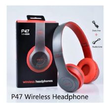 P47 Bluetooth Headphone Wireless With FM Radio