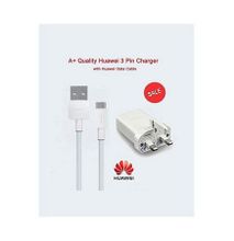 18W Quick Charger 9V 2A Smartphone Data Cable - White