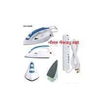 Scarlet Electric Steam Iron Box Plus Free 4-Way Extension