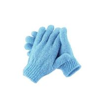 Generic Bathing Gloves, Exfoliating Gloves - Blue.