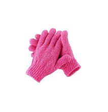 Generic Bathing Gloves Exfoliating Body Gloves Pink