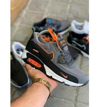 Air Max 90 Sneakers - Grey and Orange
