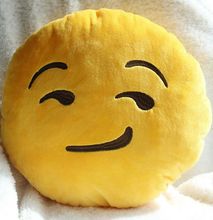 Emoji Pillow - Smirk