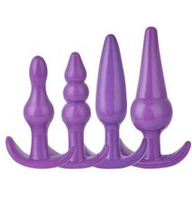 Butt Plug Anal Sex Toys (Set Of 4) - Purple
