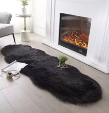 Bed side carpet 60 by 180 - Black