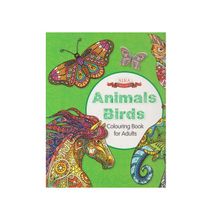 Alka Animals Birds Colouring Book For Adults
