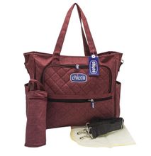 Chicco Diaper Bag 3 In 1 Chicco Diaper Bag-Maroon Red