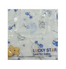 Lucky Star 11 Pieces Unisex New Born Baby Receiving Set- White With Prints