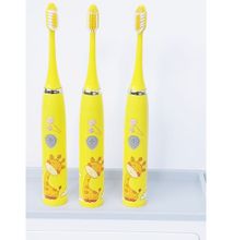 Single Battery Operated Kids Electric Toothbrush - Yellow