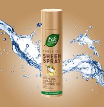 TCB Naturals Sheen Spray Three Oil Olive Argan Coconut Oil - 85ml