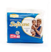 Softcare Gold Baby Diapers - Small 3-6Kg
