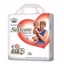 Softcare Premium Baby Diapers Jumbo Pack - Medium 6 to 9Kg
